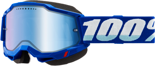 100-PERCENT - ACCURI 2 SNOWMOBILE GOGGLE BLUE MIRROR BLUE LENS - Image 1