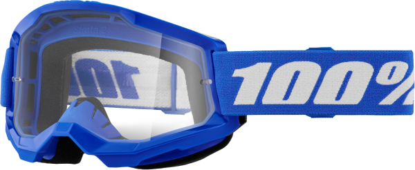 100-PERCENT - STRATA 2 GOGGLE BLUE CLEAR LENS - Image 1