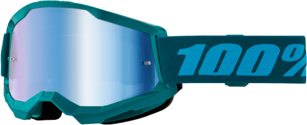 100-PERCENT - STRATA 2 GOGGLE STONE MIRROR BLUE LENS - Image 1