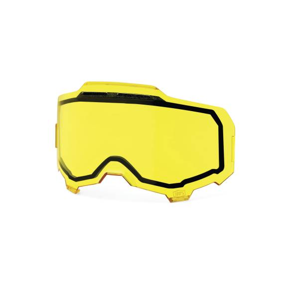 100-PERCENT - ARMEGA INJECTED DUAL PANE VENTED YELLOW LENS - Image 1