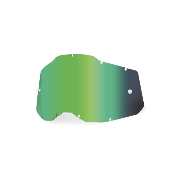 100-PERCENT - RC2/AC2/ST2 SHEET MIRROR GREEN LENS - Image 1