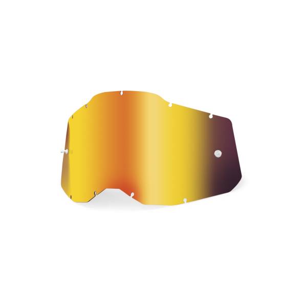 100-PERCENT - RC2/AC2/ST2 SHEET MIRROR RED LENS - Image 1