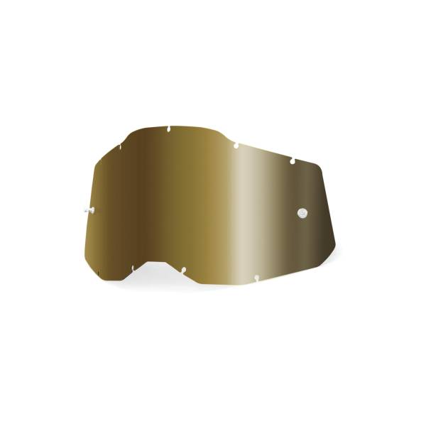 100-PERCENT - RC2/AC2/ST2 SHEET MIRROR TRUE GOLD LENS - Image 1