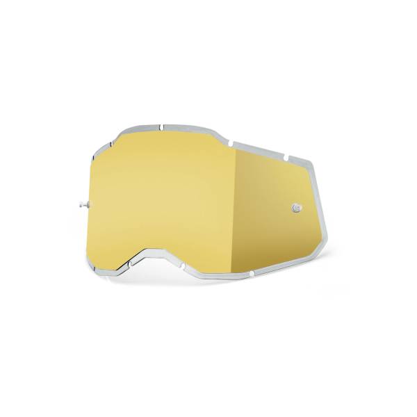 100-PERCENT - RC2/AC2/ST2 PLUS REPLACEMENT INJECTED MIRROR GOLD LENS - Image 1