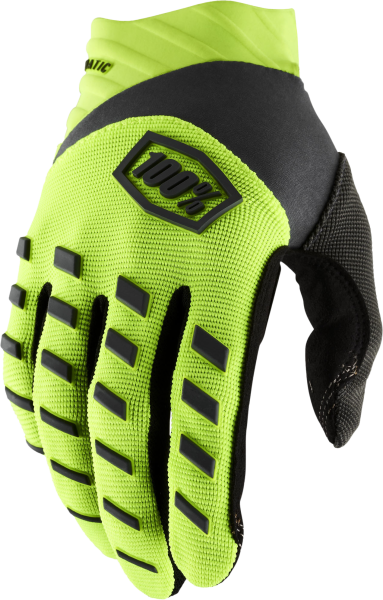 100-PERCENT - AIRMATIC GLOVES FLUO YELLOW/BLACK 2X - Image 1