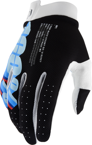 100-PERCENT - ITRACK GLOVES SYSTEM BLACK MD - Image 1