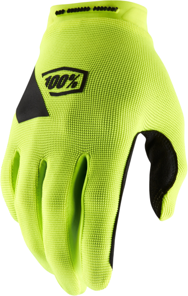 100-PERCENT - RIDECAMP GLOVES FLUO YELLOW 2X - Image 1