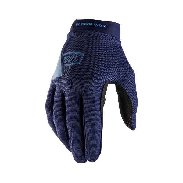 100-PERCENT - RIDECAMP GLOVES NAVY/SLATE BLUE SM - Image 1