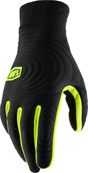 100-PERCENT - BRISKER XTREME GLOVES BLACK/FLUO YELLOW 2X - Image 1