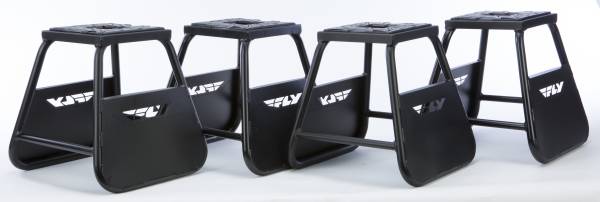 FLY RACING - PODIUM STAND (BLACK) 4/PK - Image 1