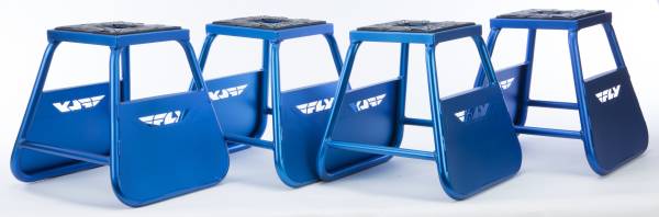 FLY RACING - PODIUM STAND (BLUE) 4/PK - Image 1