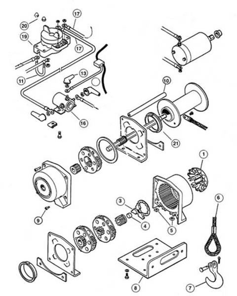 WARN - CLUTCH END HOUSING (BLACK) - Image 1