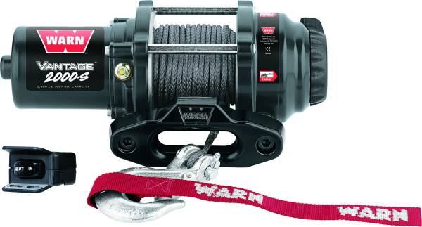 WARN - VANTAGE 2000-S WINCH W/SYNTHETIC ROPE - Image 1