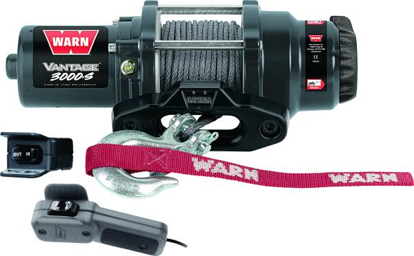 WARN - VANTAGE 3000-S WINCH W/SYNTHETIC ROPE - Image 1