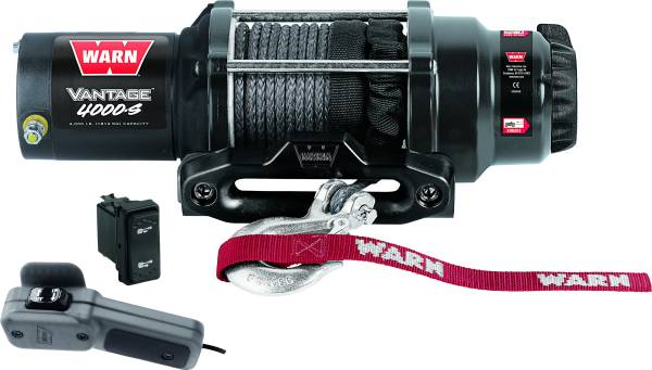 WARN - VANTAGE 4000-S WINCH W/SYNTHETIC ROPE - Image 1