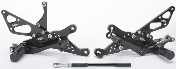 VOODOO - BILLET REAR SET BLACK - Image 1