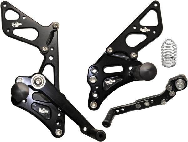 VOODOO - BILLET REAR SET BLACK - Image 1