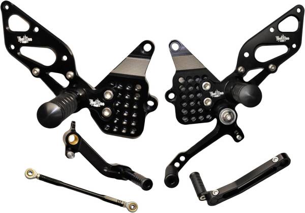 VOODOO - BILLET REAR SET BLACK - Image 1