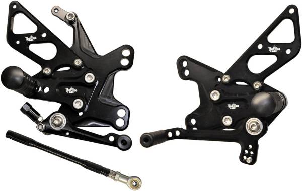 VOODOO - BILLET REAR SET BLACK - Image 1