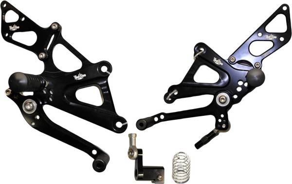 VOODOO - BILLET REAR SET BLACK - Image 1