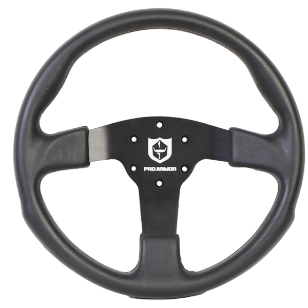 PRO ARMOR - 13.5 FORMULA STEERING WHEEL BLACK - Image 1