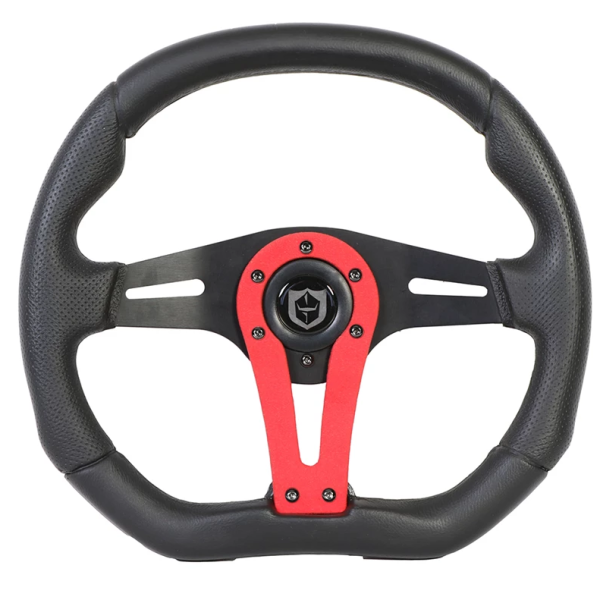 PRO ARMOR - 13.75 FORCE STEERING WHEEL RED - Image 1