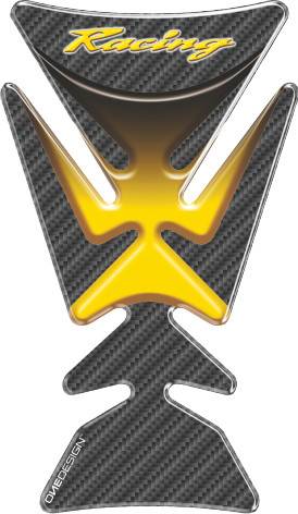 ONE EMBLEMS - TANKPAD RACING YELLOW - Image 1