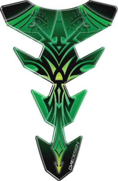 ONE EMBLEMS - TANKPAD TRIBAL GREEN - Image 1