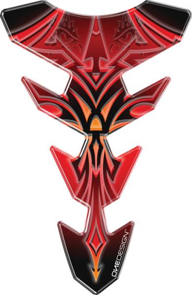 ONE EMBLEMS - TANKPAD TRIBAL RED - Image 1