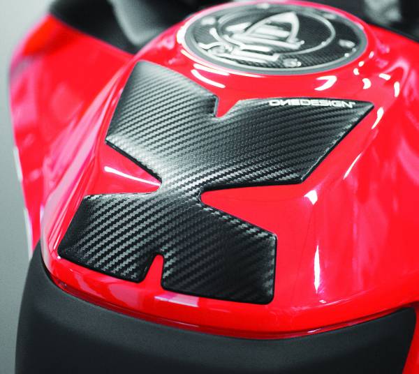 ONE EMBLEMS - TANKPAD SOFT TOUCH MULTISTRADA  MATTE BLACK - Image 1