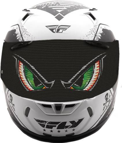 ONE EMBLEMS - WINDSCREEN DECAL GREEN EYES - Image 1