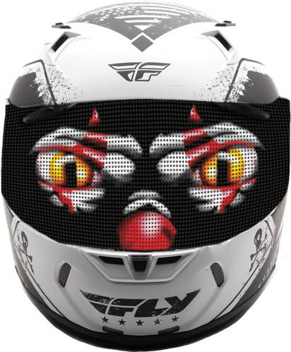 ONE EMBLEMS - WINDSCREEN DECAL CLOWN EYES - Image 1