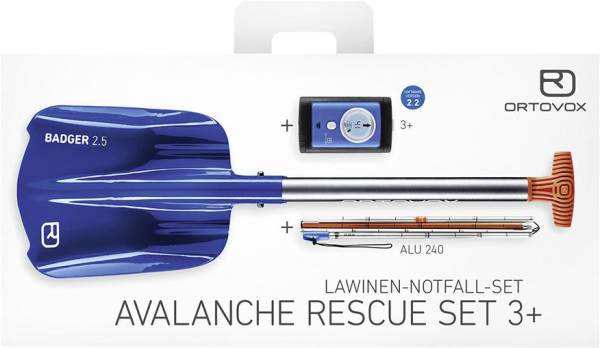 ORTOVOX - AVALANCHE RESCUE SET 3+ BEACON BADGER ALU 240 - Image 1