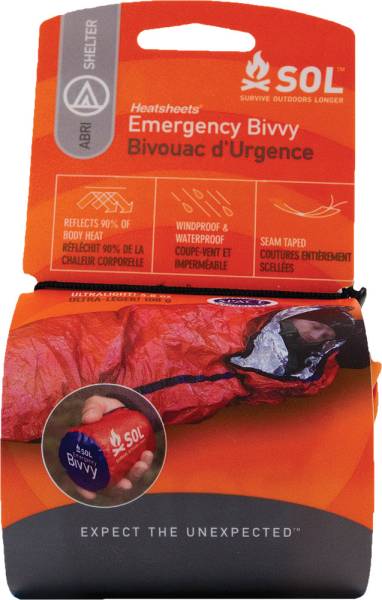 AMK - SOL EMERGENCY BIVVY W/ RESCUE WHISTLE - Image 1