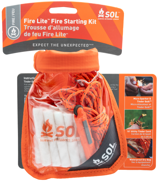 AMK - SOL FIRE LITE KIT IN DRY BAG 6/PK - Image 1