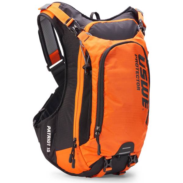 USWE - PATRIOT 15 WITH CE SAS-TECH BACK PROTECTOR ORANGE/BLACK - Image 1