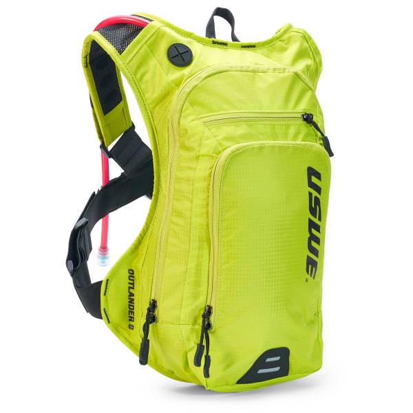 USWE - OUTLANDER 9 HYDRATION SYSTEM CRAZY YELLOW - Image 1