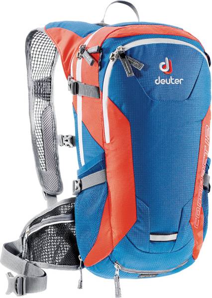 DEUTER - COMPACT EXP 12 BACKPACK BAY/PAPAYA 19"X9.4"X7.1" - Image 1