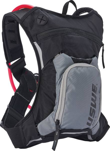 USWE - MOTO HYDRO 3 BLK CARBON 2.0L HYDRATION PACK PNP TUBE - Image 1