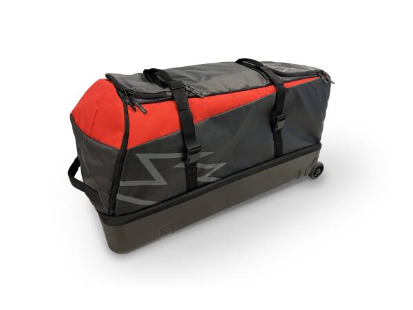 USWE - BUDDY 150L ATHLETE GEAR TROLLEY BAG BLACK/USWE RED - Image 1