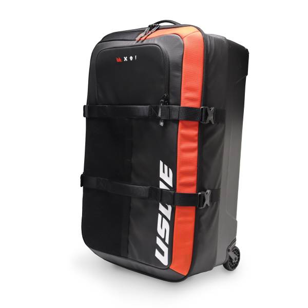 USWE - BUDDY 100L ATHLETE GEAR TROLLEY BAG BLACK/USWE RED - Image 1