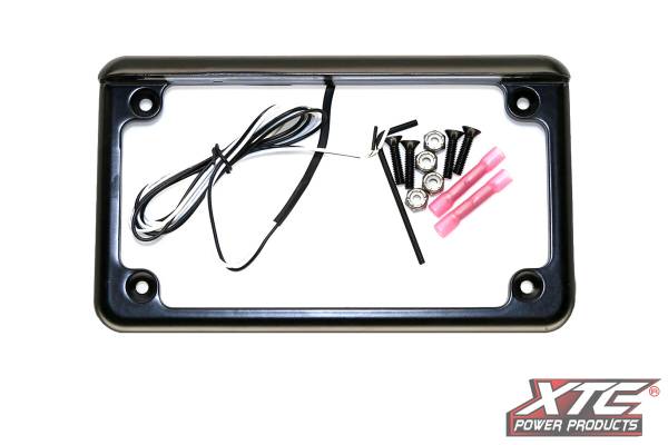 XTC POWER PRODUCTS - LICENSE PLATE W/ LED UNIVERSAL - Image 1