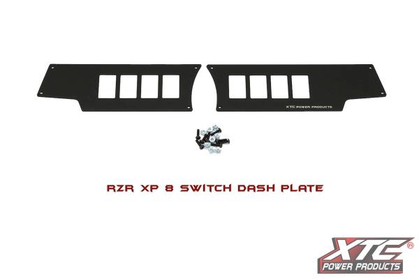 XTC POWER PRODUCTS - 8 SWITCH MOUNT PLATE POL - Image 1