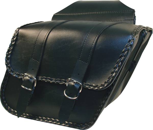 WILLIE & MAX - SADDLEBAG COMPACT SLANT BRAIDED 12"X9.5"X5.5" - Image 1