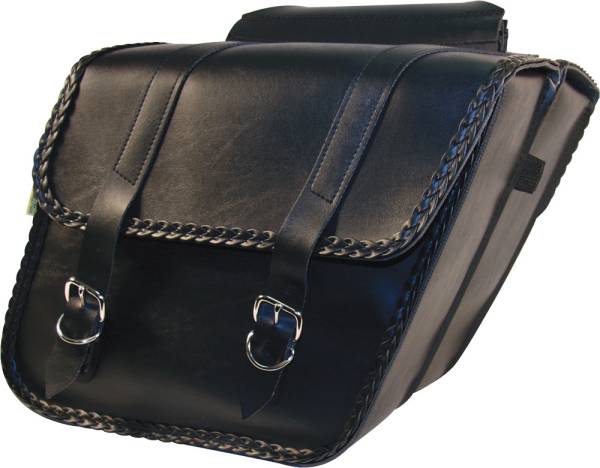 WILLIE & MAX - SLANT SADDLEBAG BRAIDED 14"X12"X5.5" - Image 1