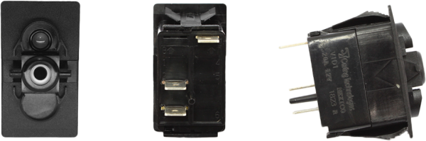 XTC POWER PRODUCTS - DASH SWITCH BODY SINGLE ACC W/INCDSNT - Image 1