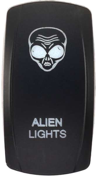 XTC POWER PRODUCTS - DASH SWITCH ROCKER FACE ALIEN LIGHTS - Image 1