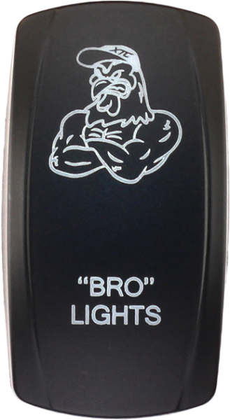 XTC POWER PRODUCTS - DASH SWITCH ROCKER FACE BRO LIGHTS - Image 1