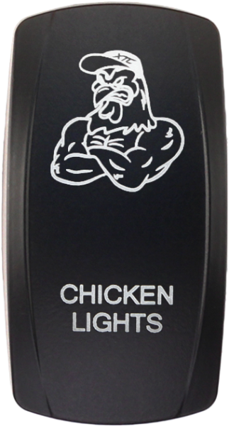 XTC POWER PRODUCTS - DASH SWITCH ROCKER FACE CHICKEN LIGHTS - Image 1