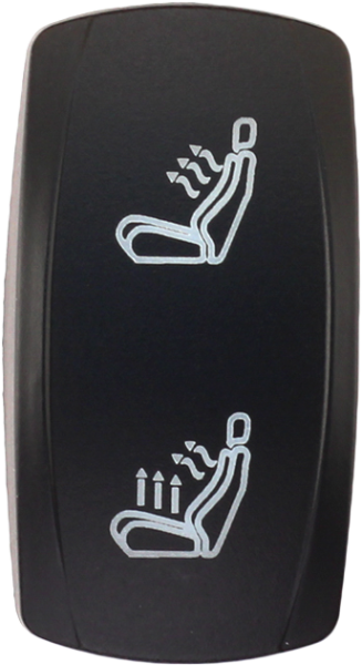 XTC POWER PRODUCTS - DASH SWITCH ROCKER FACE DUAL ZONE HEATED SEATS - Image 1